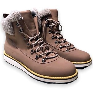 Aspen Nomad Waterproof Faux Fur-Lined Winter Boots - Taupe - Size 10